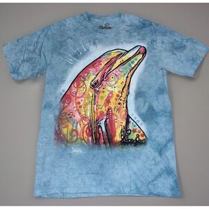 The Mountain Dolphin‎ Shirt XL Tie Dye Animal Nature Ocean